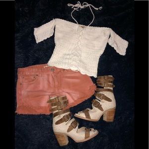 BKE Gimmicks crochet crop top